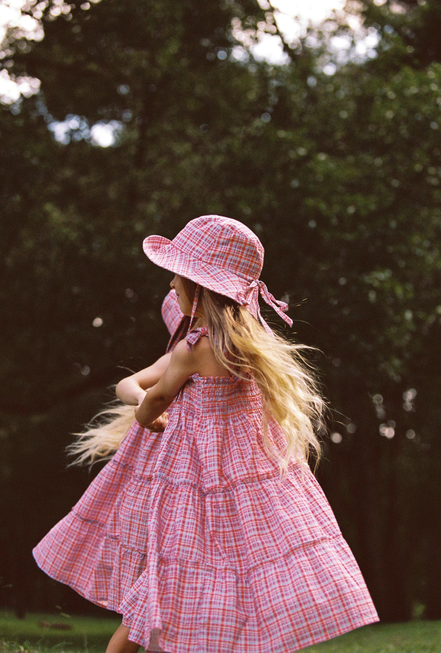 JNR Picnic Check Sunhat