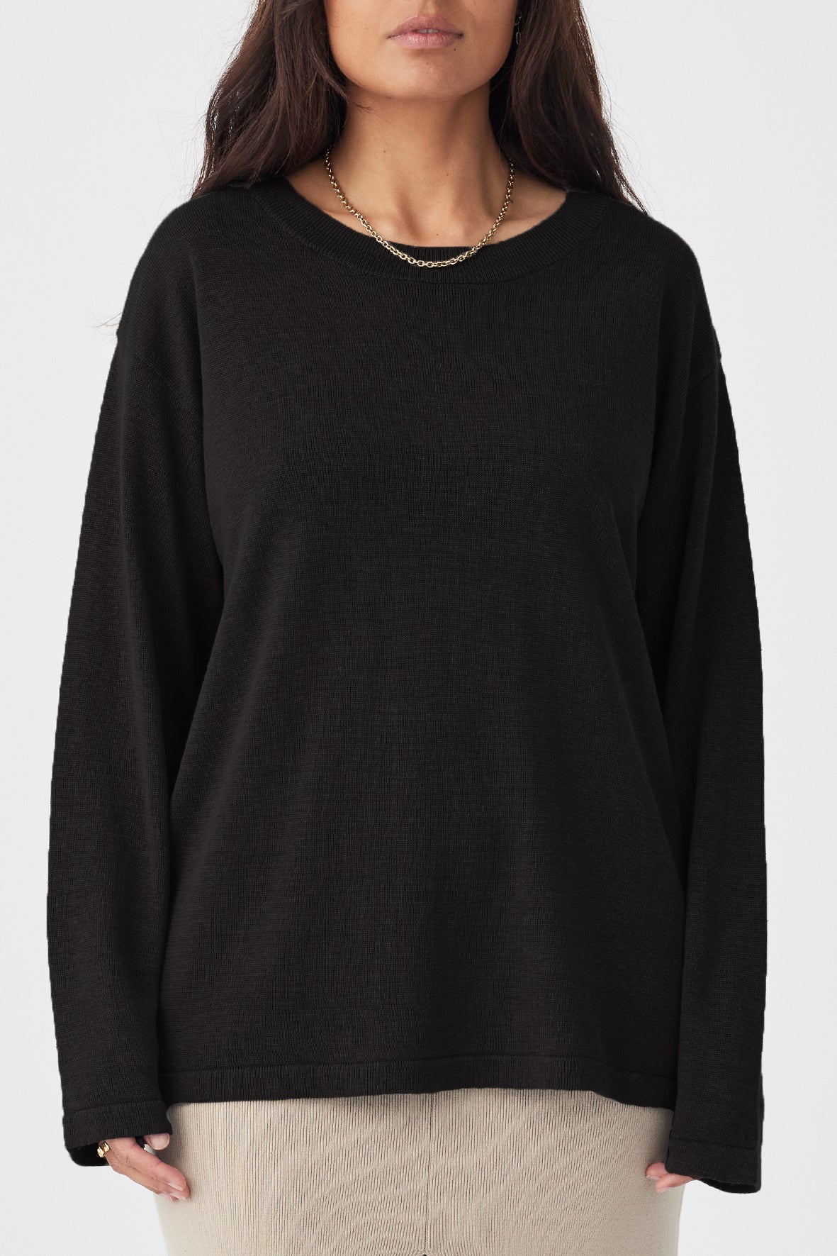 Hugo Linen Knit | Black