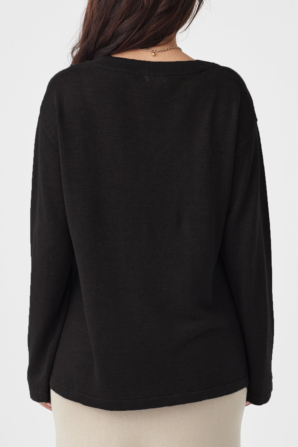 Hugo Linen Knit | Black