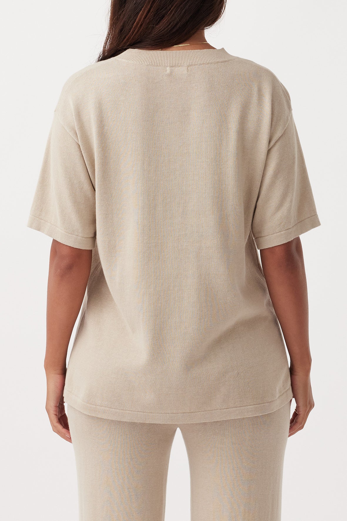 Ada Organic Cotton T-Shirt | Taupe