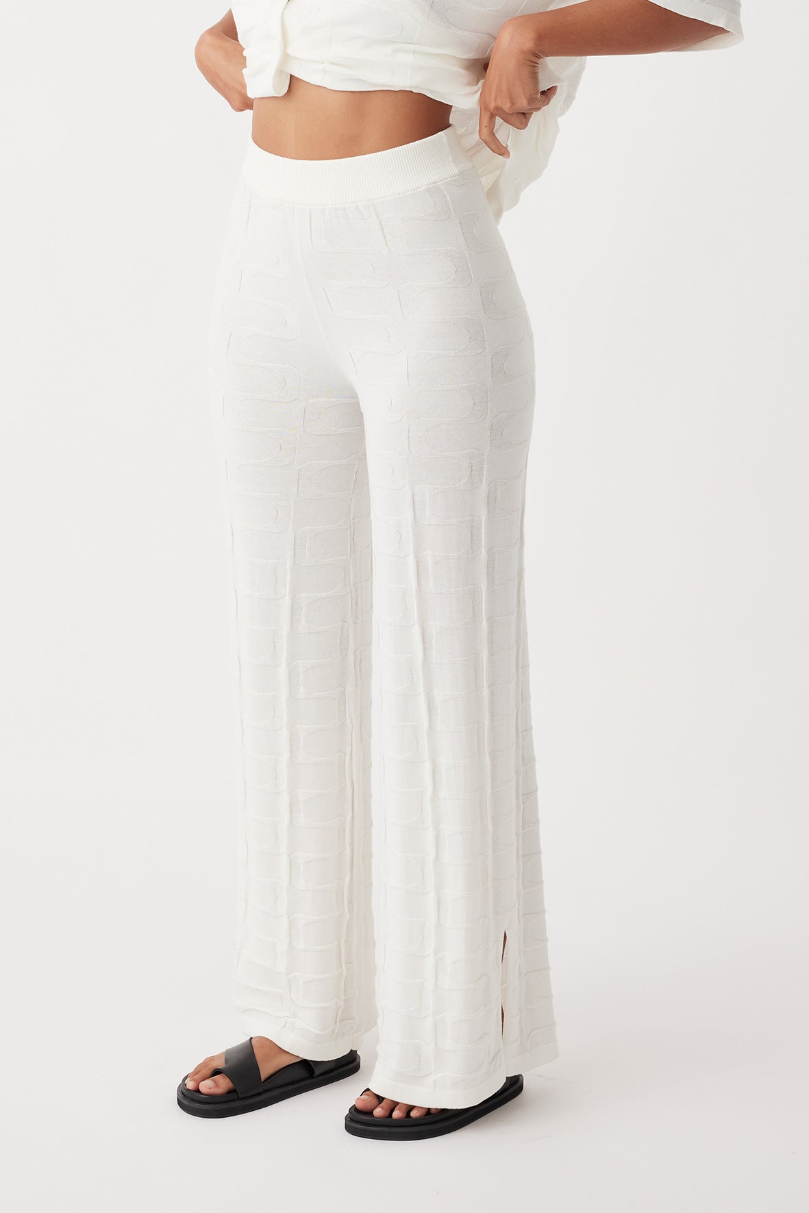 Lara Organic Cotton Pant | Cream