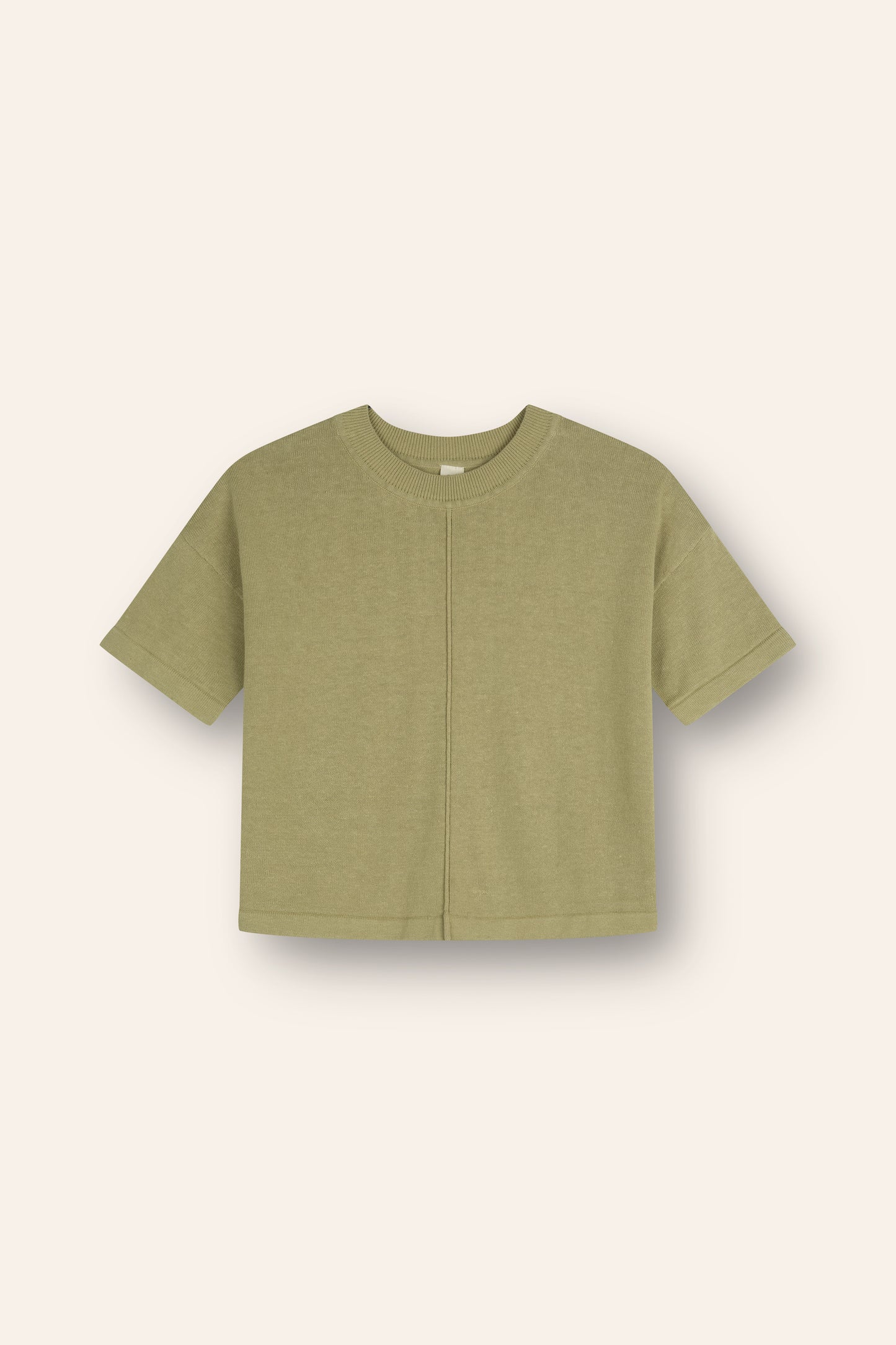 Lightweight Knit Tee | Moss