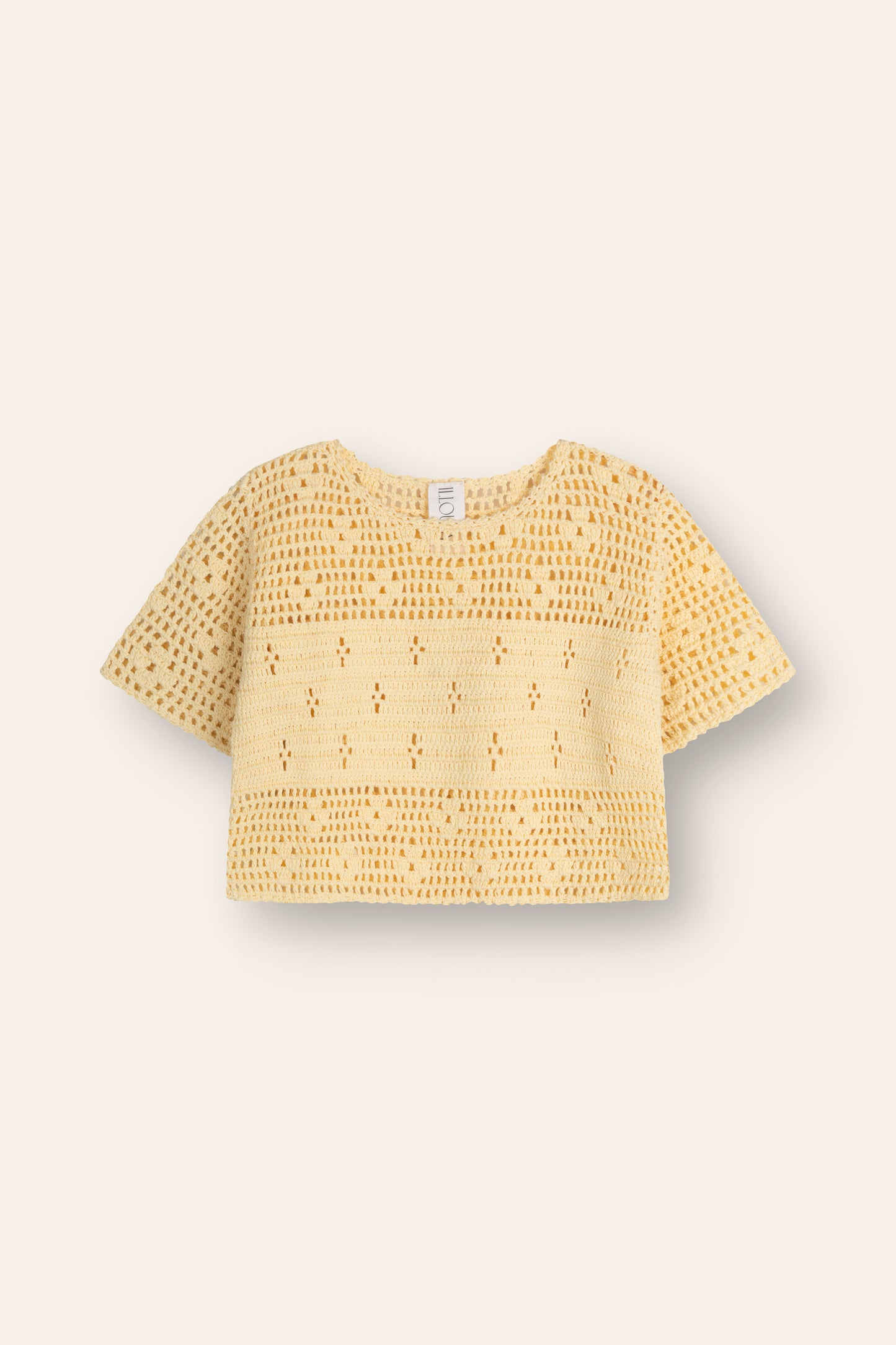 Filet Crochet Crop | Butter