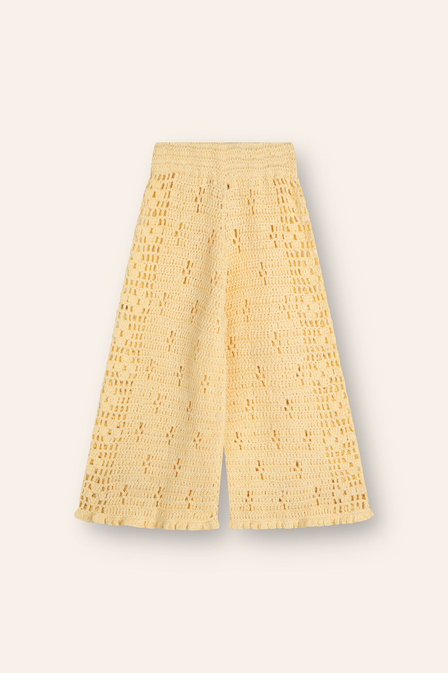 Filet Crochet Pants | Butter