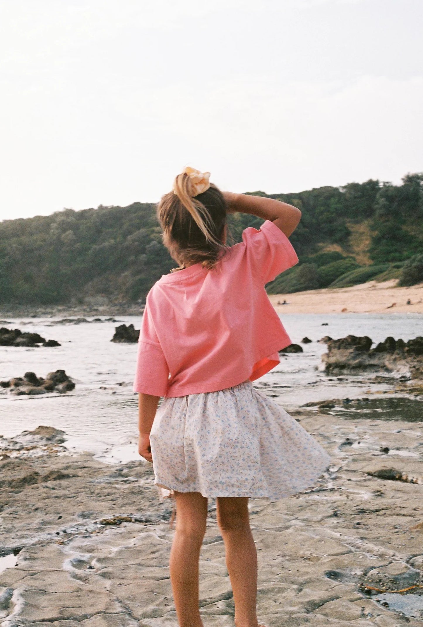 Lenni Skirt | Indigo Bloom Print