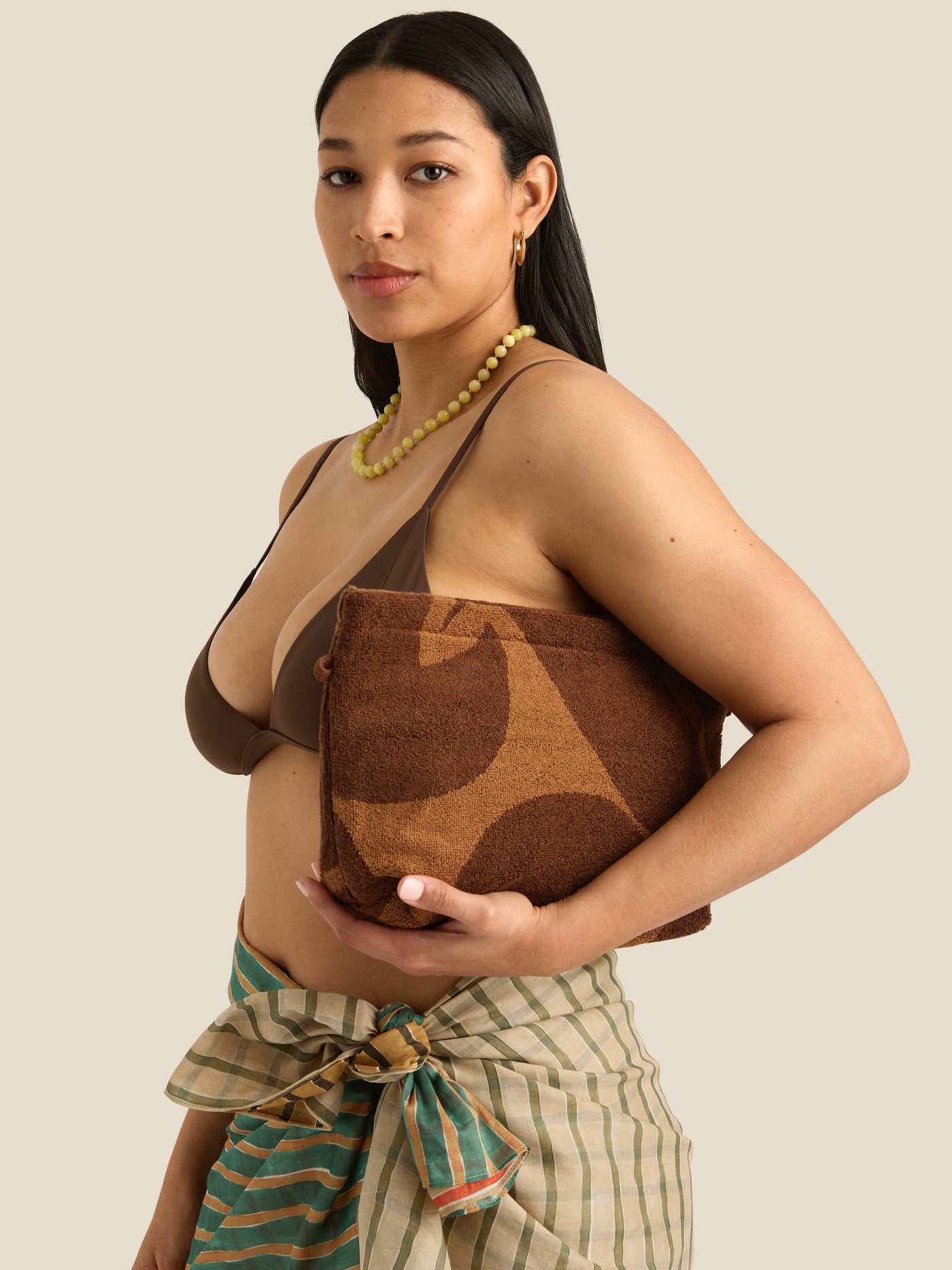 Towelling Pouch | Wave Umber