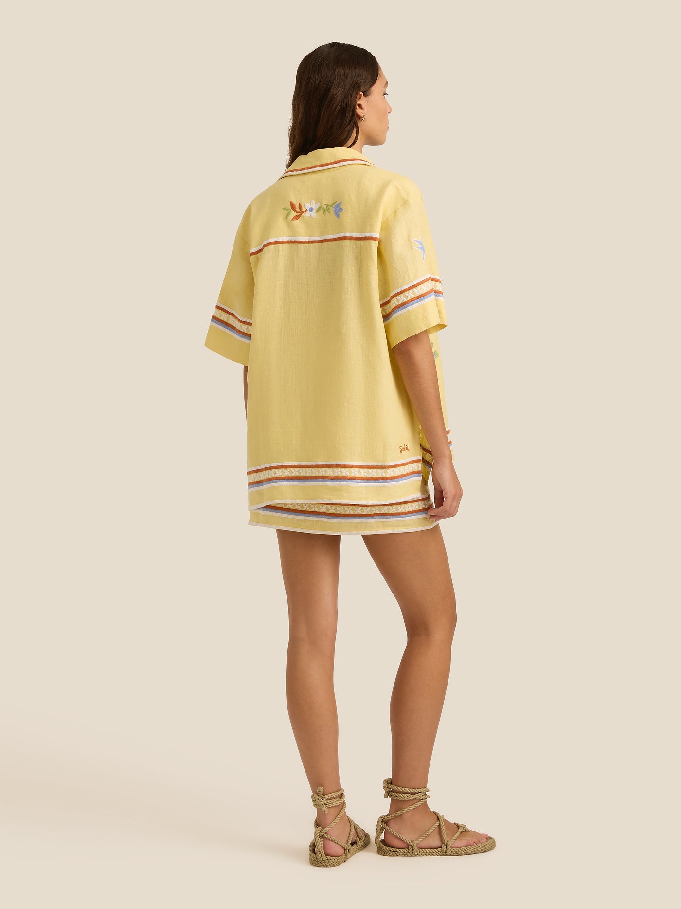 Zuri Mini Skirt | Charm Embroidery