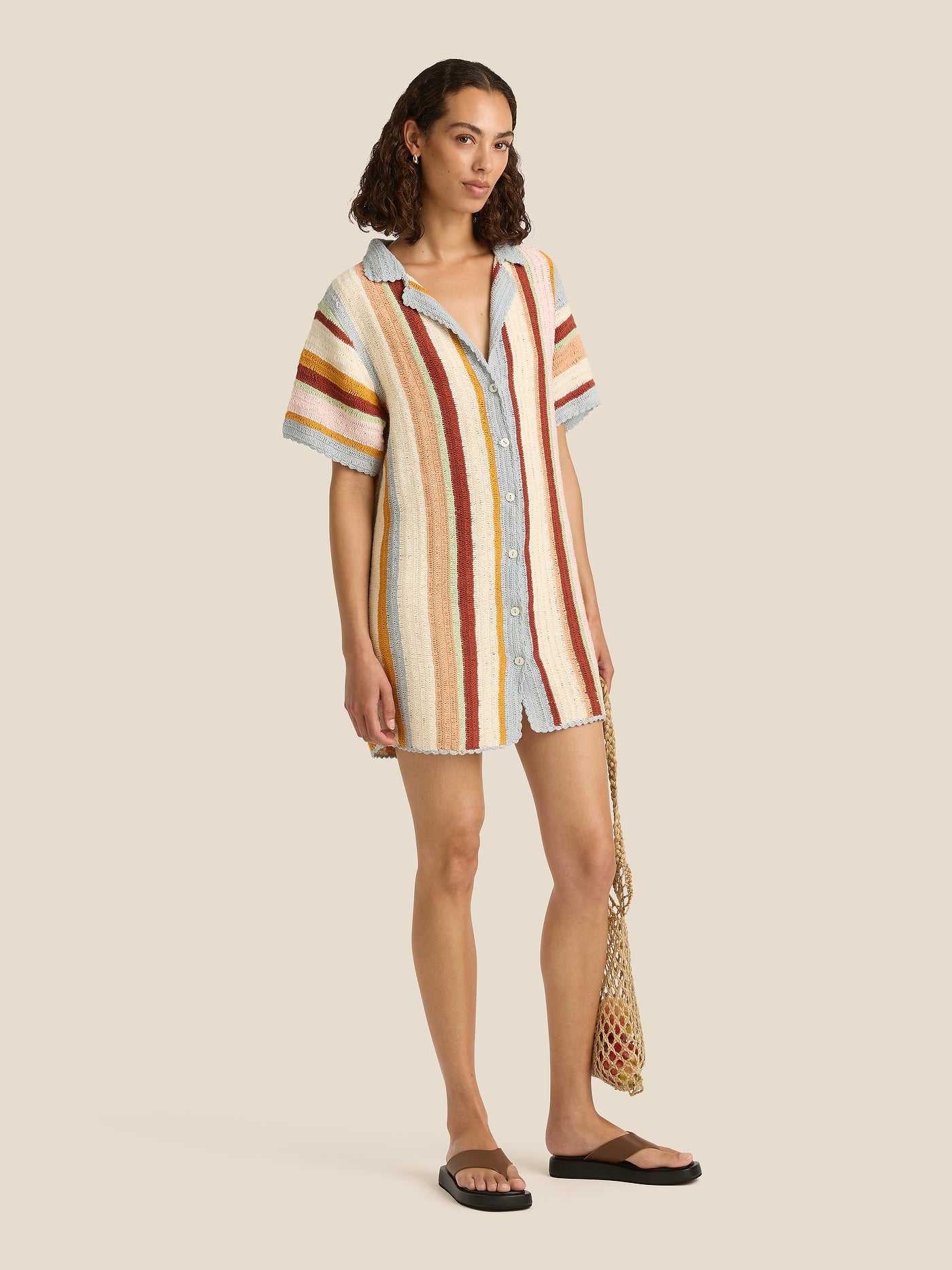 JULES MINI DRESS | IRIS CROCHET