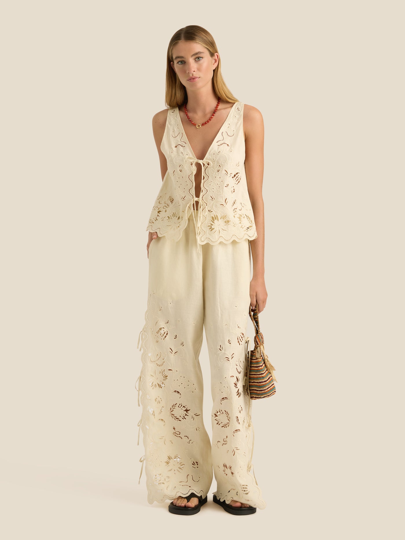 Sadie Pants | Serpentine Broderie