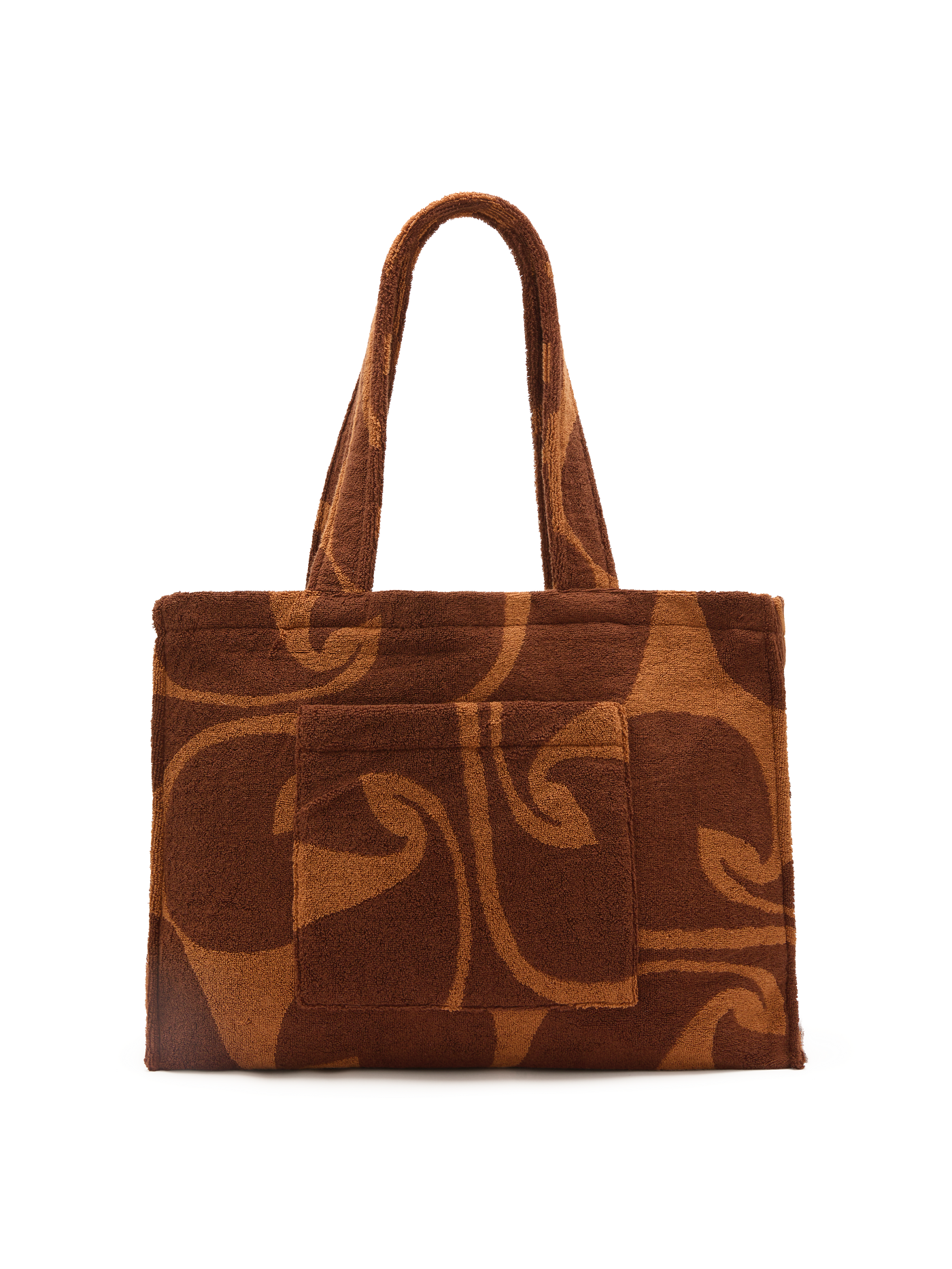 Towelling Beach Bag | Wave Umber