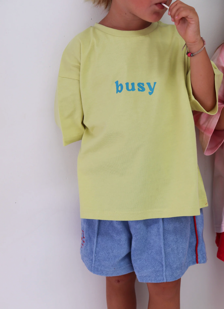 Busy Tee - Lime