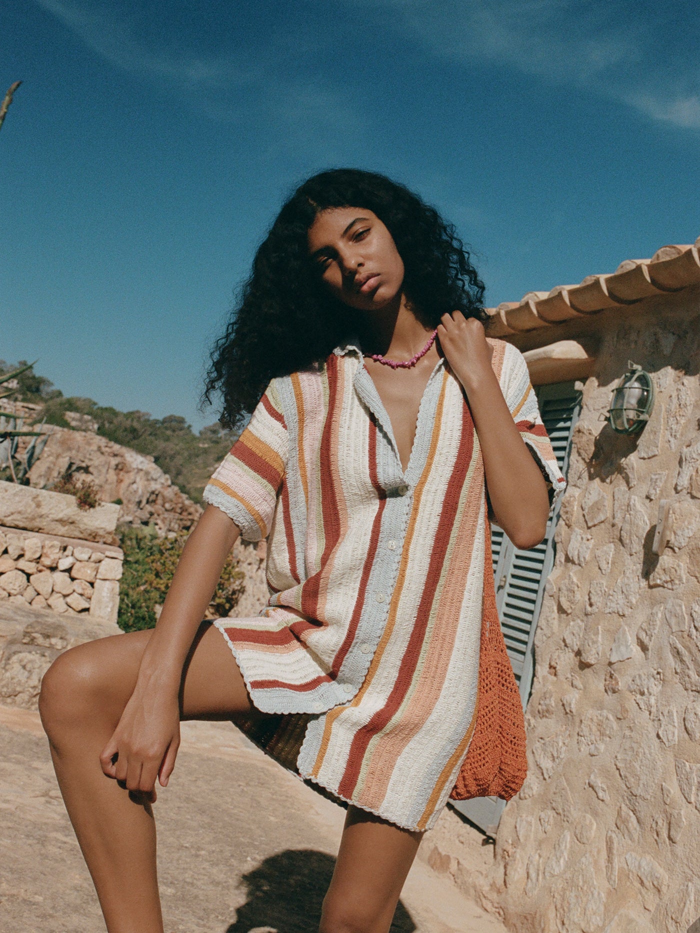 JULES MINI DRESS | IRIS CROCHET