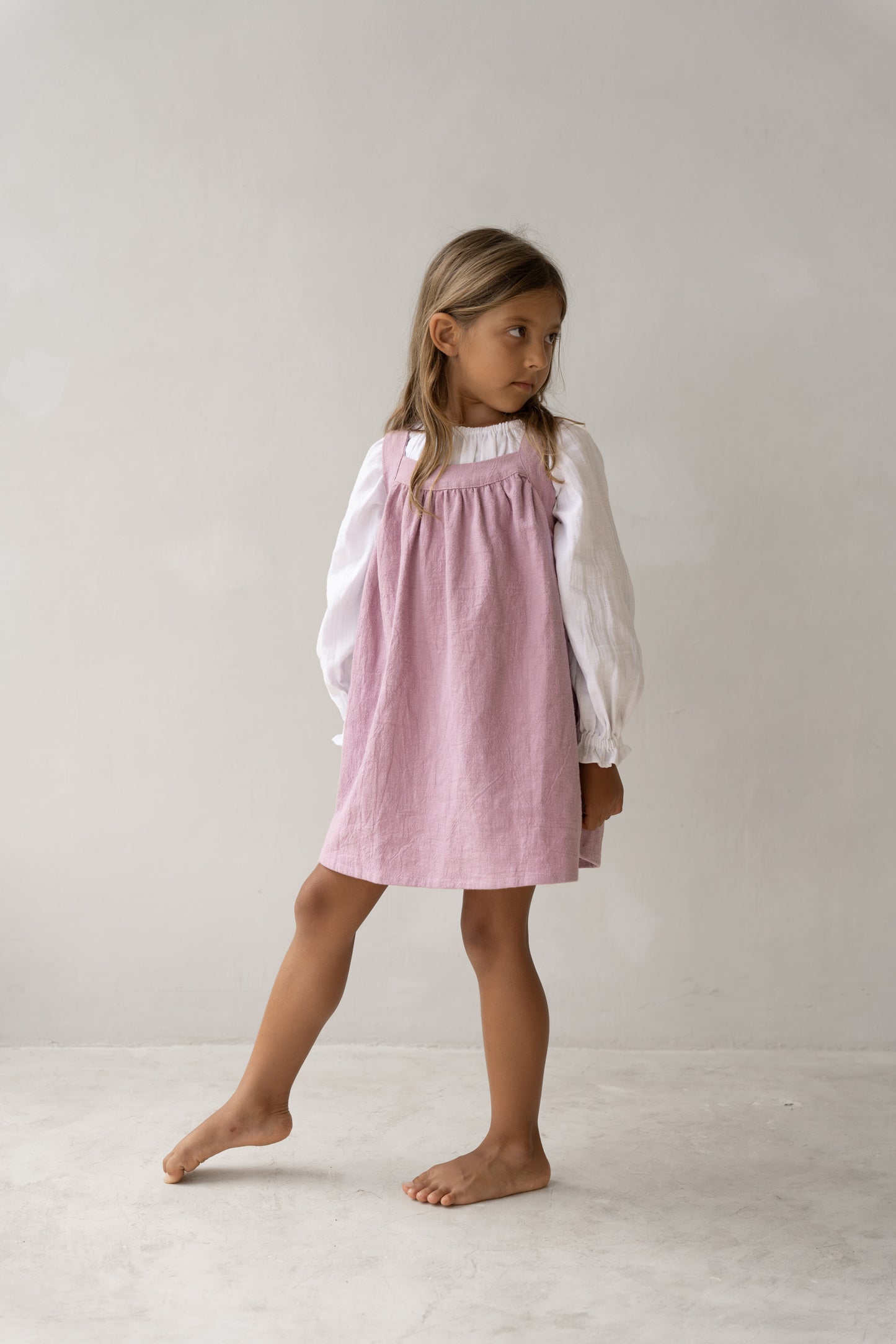 Iluka Pinafore | Mauve