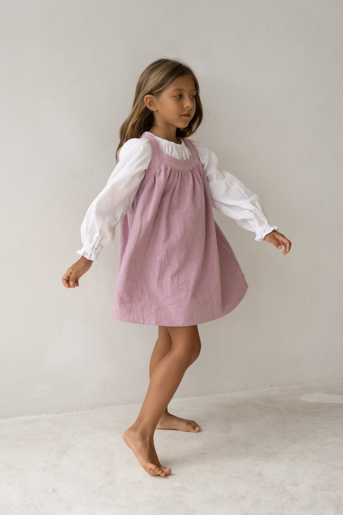 Iluka Pinafore | Mauve