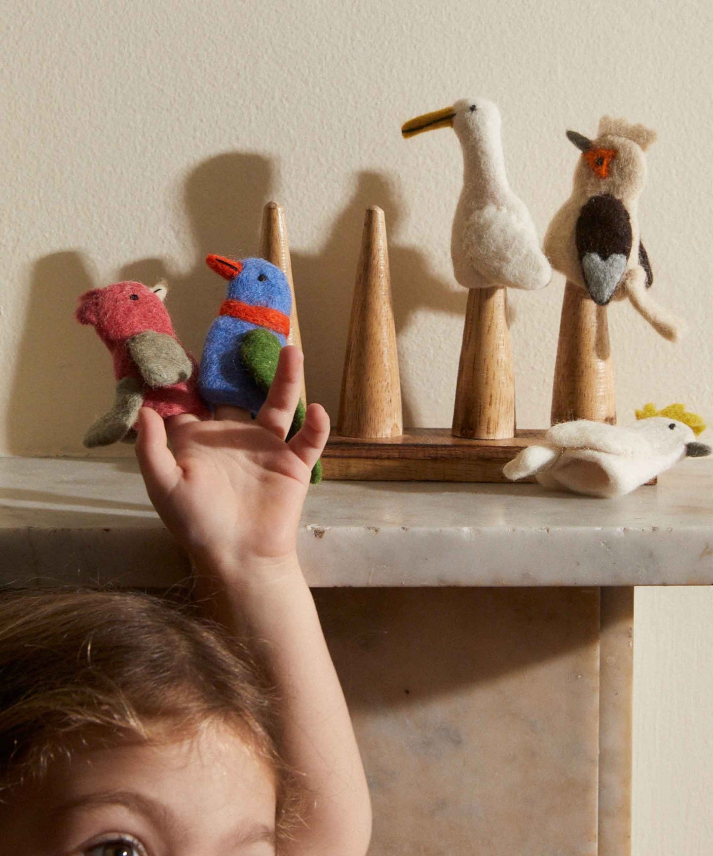 Australian Bird Finger Puppets