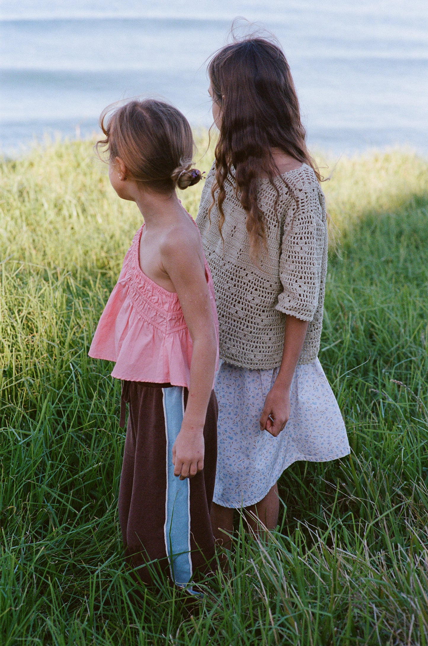 Filet Crochet Crop | Moss