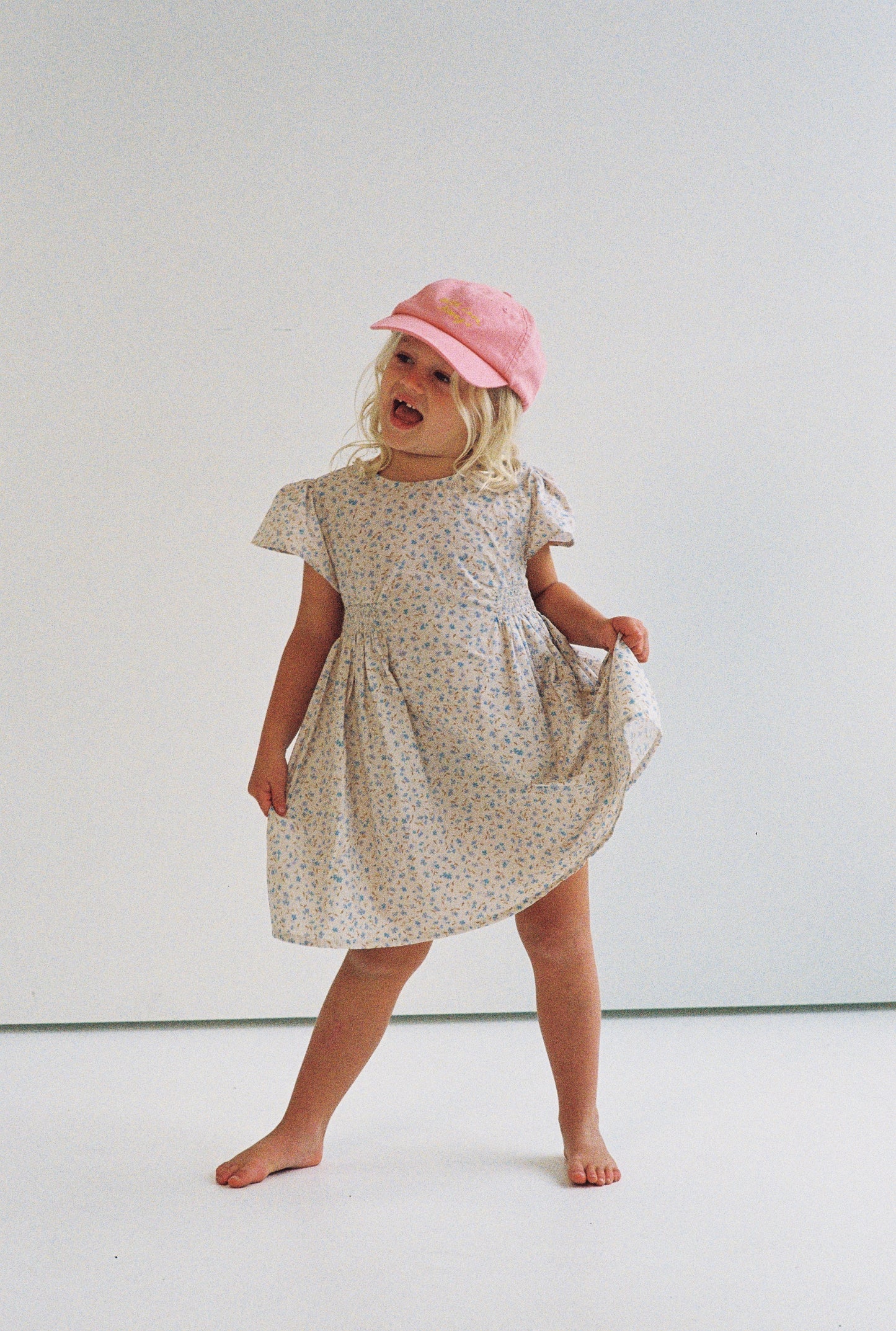Blossom Dress | Indigo Bloom Print