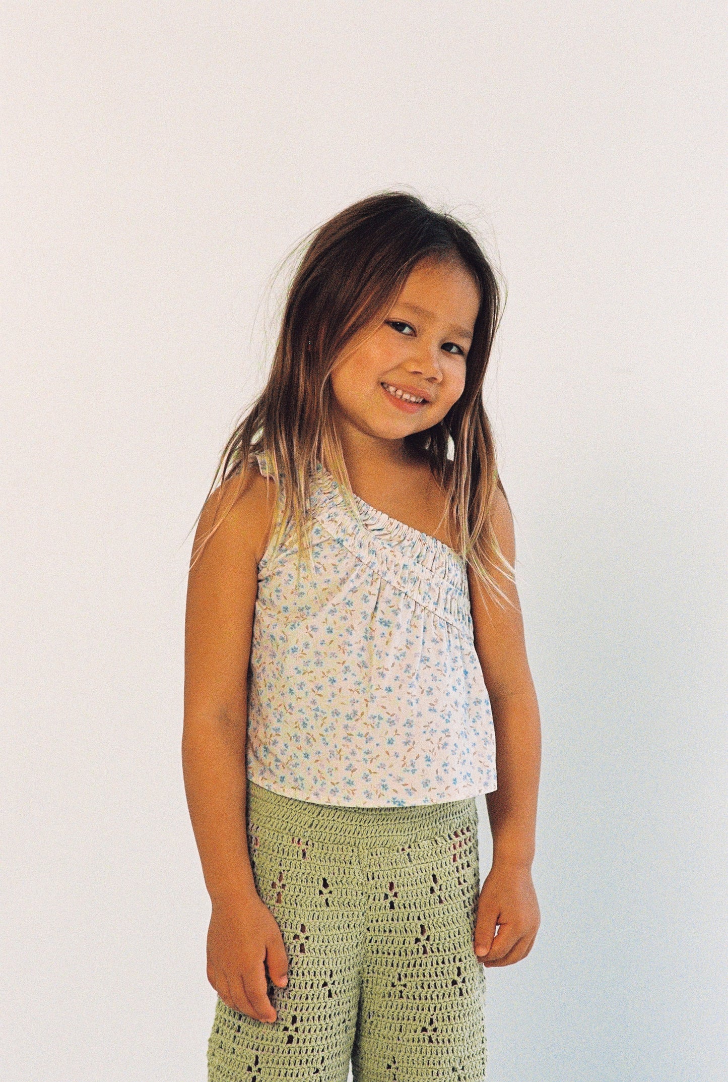 Kirra Top | Indigo Bloom Print