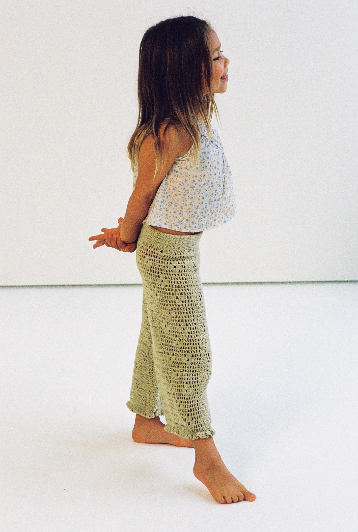 Kirra Top | Indigo Bloom Print