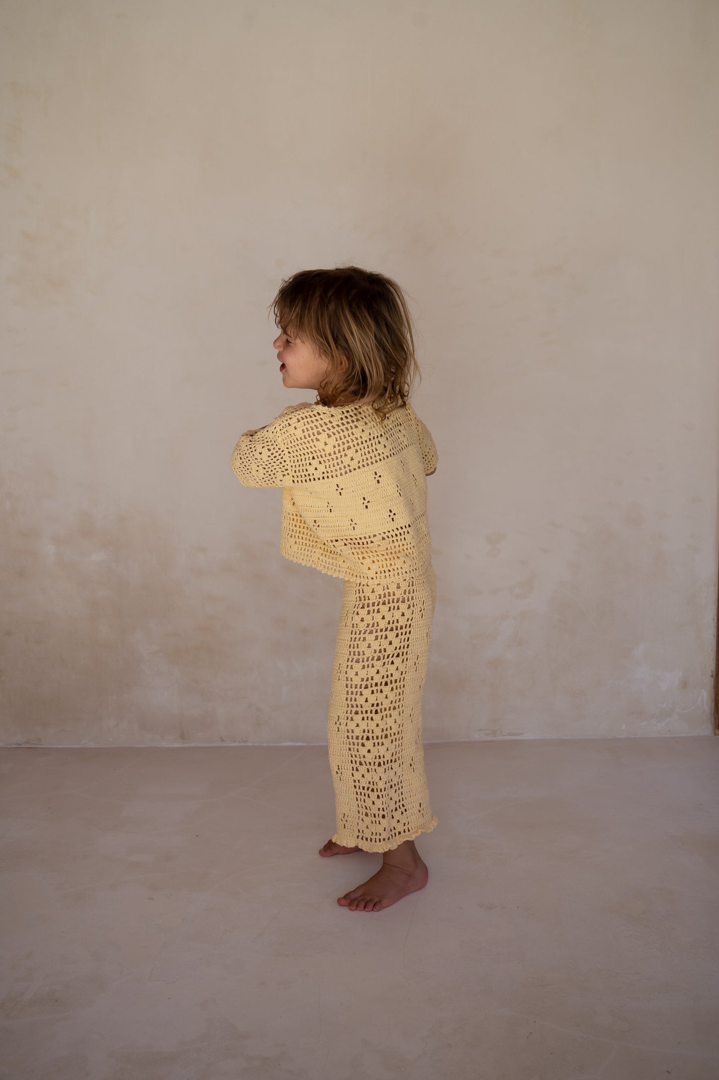 Filet Crochet Crop | Butter