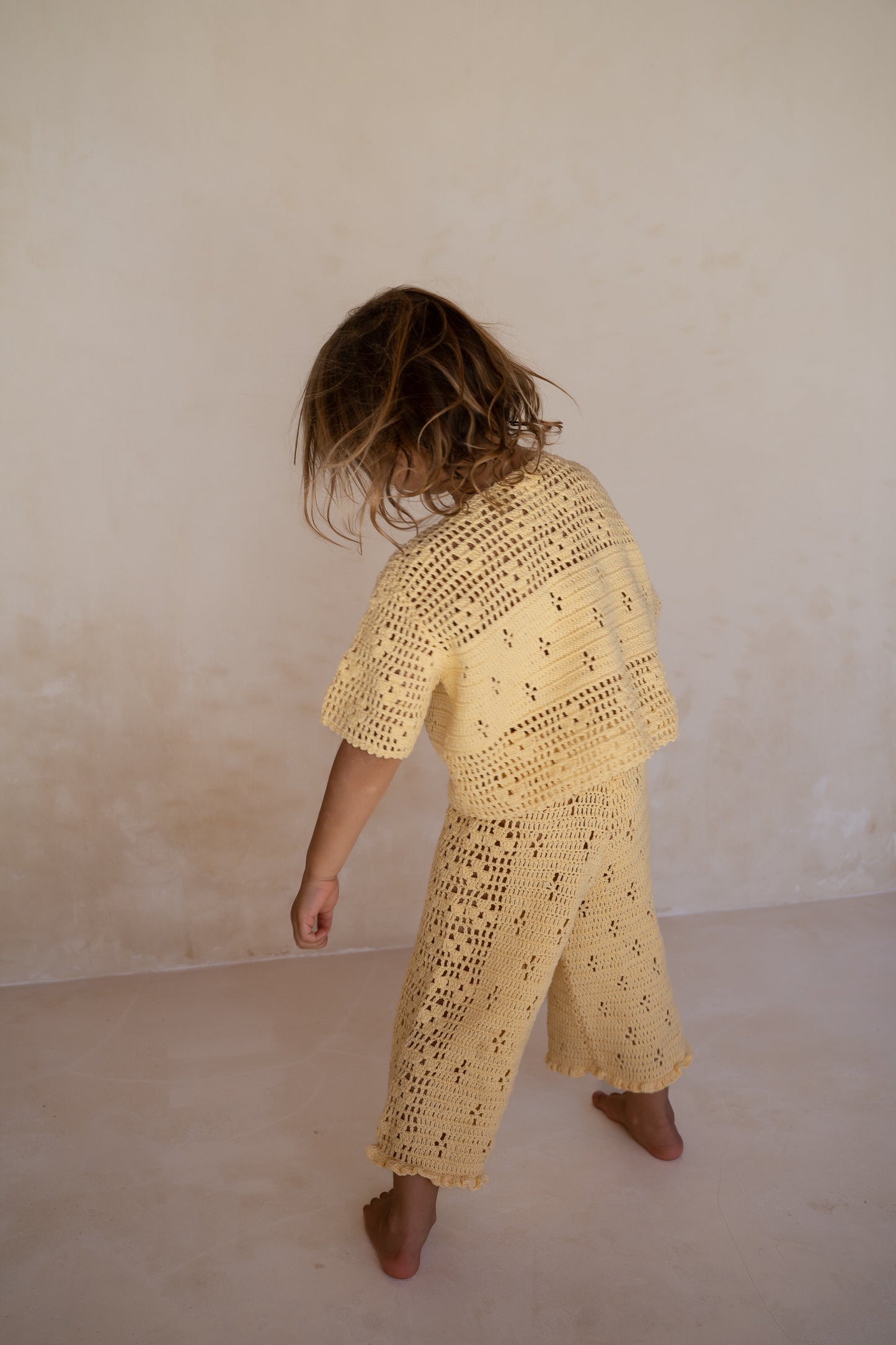 Filet Crochet Crop | Butter
