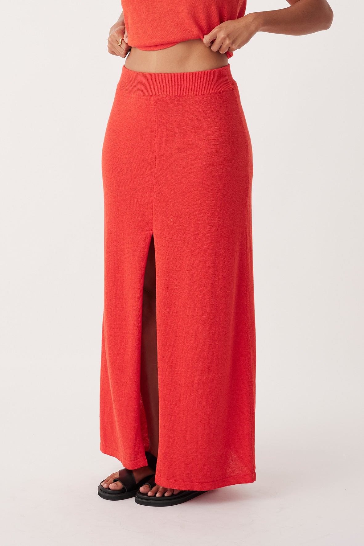 Poppy Organic Skirt | Hibiscus