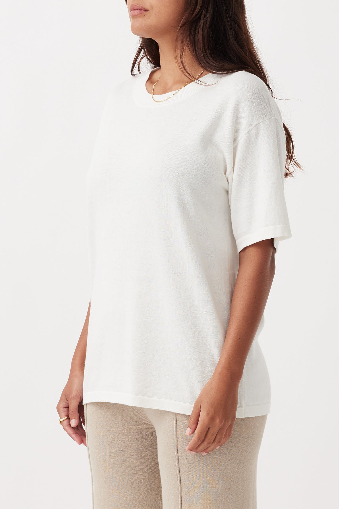 Ada Organic Cotton T-Shirt | Cream