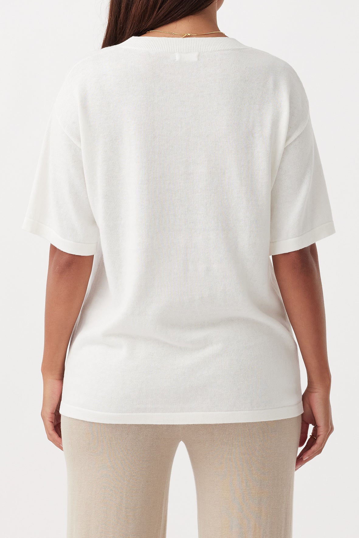Ada Organic Cotton T-Shirt | Cream