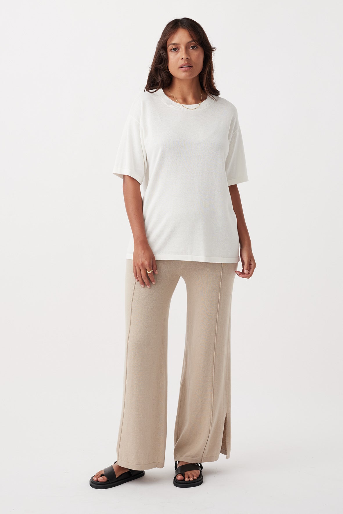 Ada Organic Cotton T-Shirt | Cream