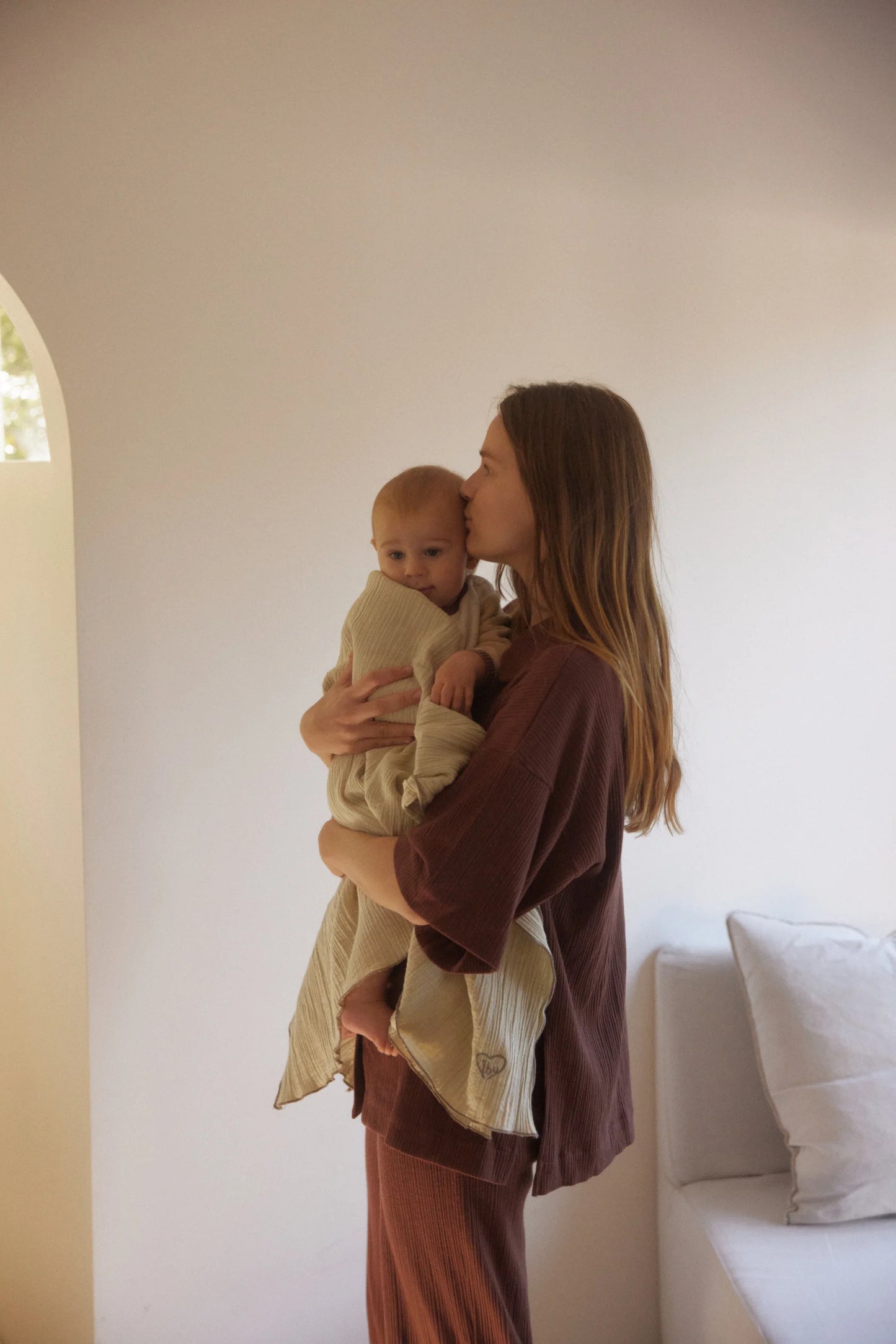 Organic Cotton Baby Blanket | Pistachio