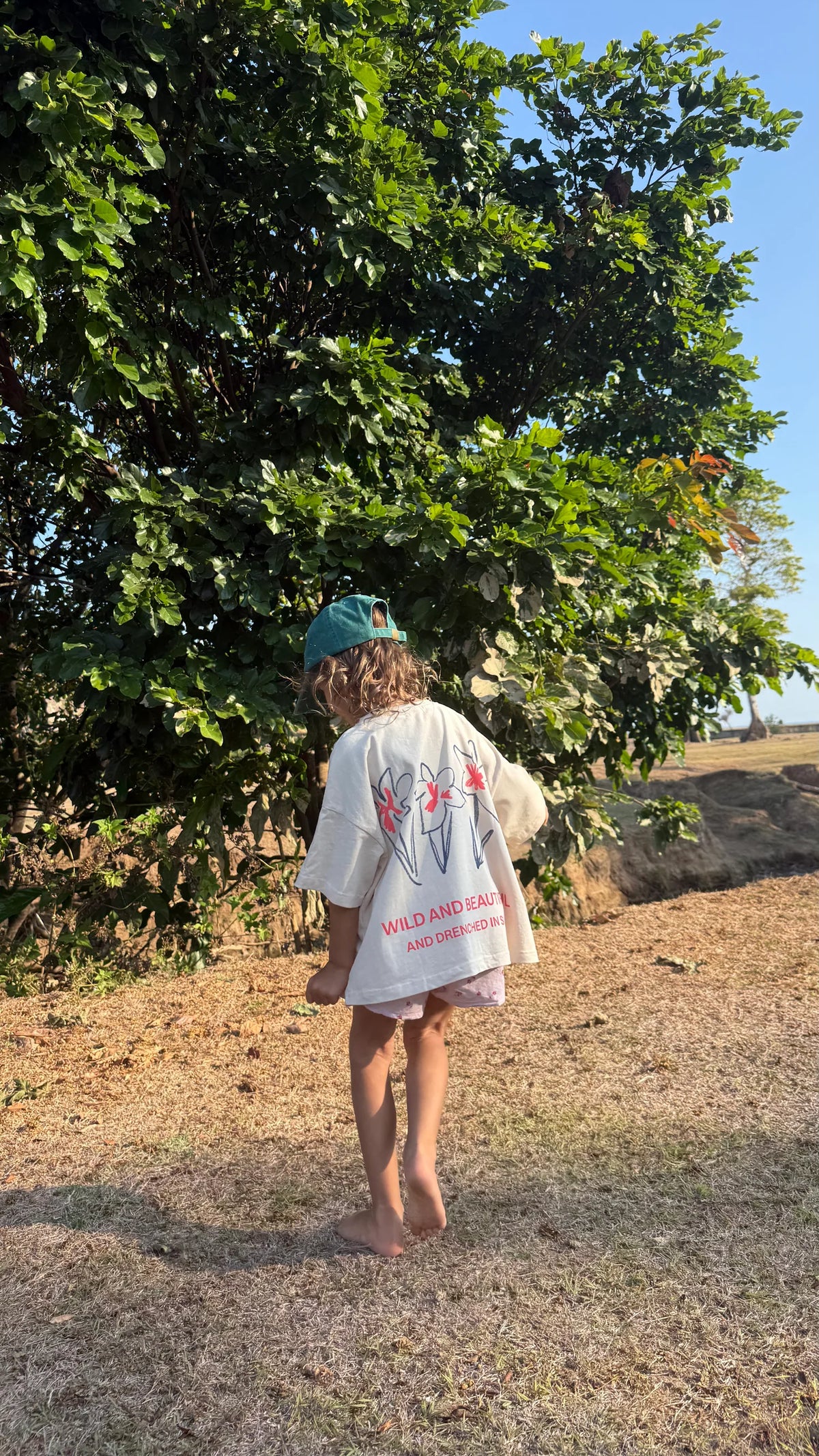 Live Like Flowers Tee | Stone