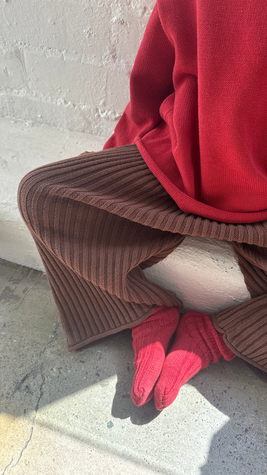Essential Knit Pants | Cocoa