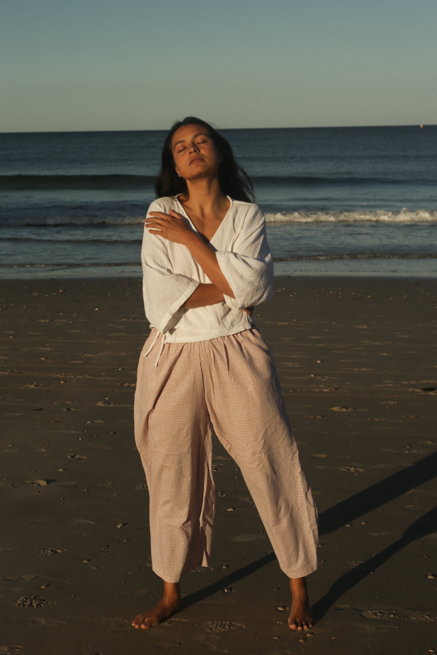 Mia Wrap Top | White