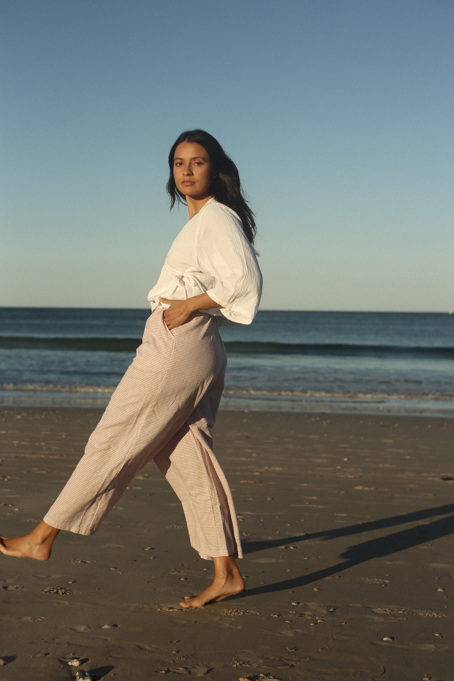 Mia Wrap Top | White