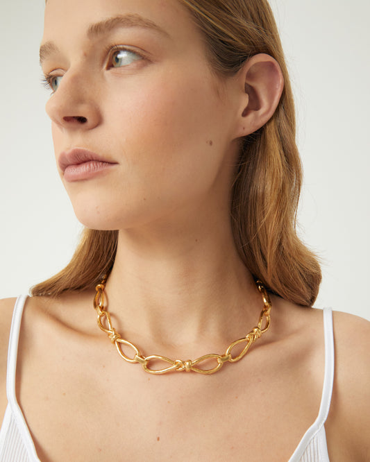 Knotted Choker | Gold