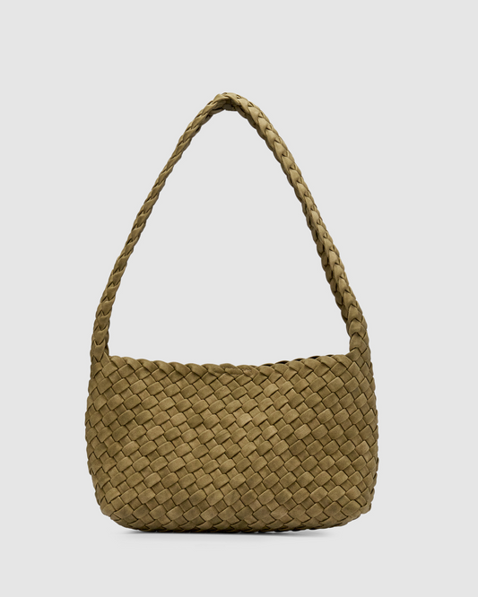 Luca Woven Shoulder Bag