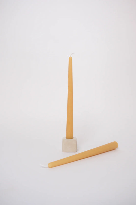 Beeswax Candle Set |  Dinner - Natural