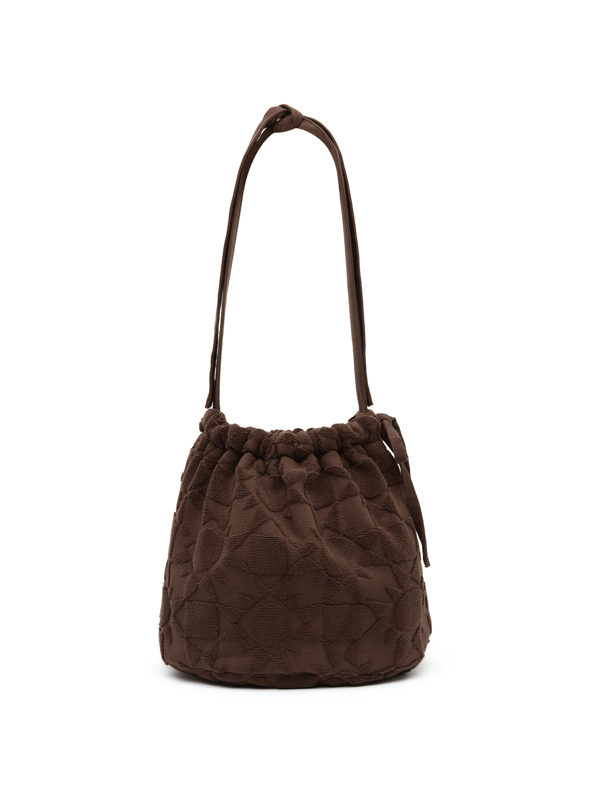 Towelling Bucket Bag | Solstice Truffle