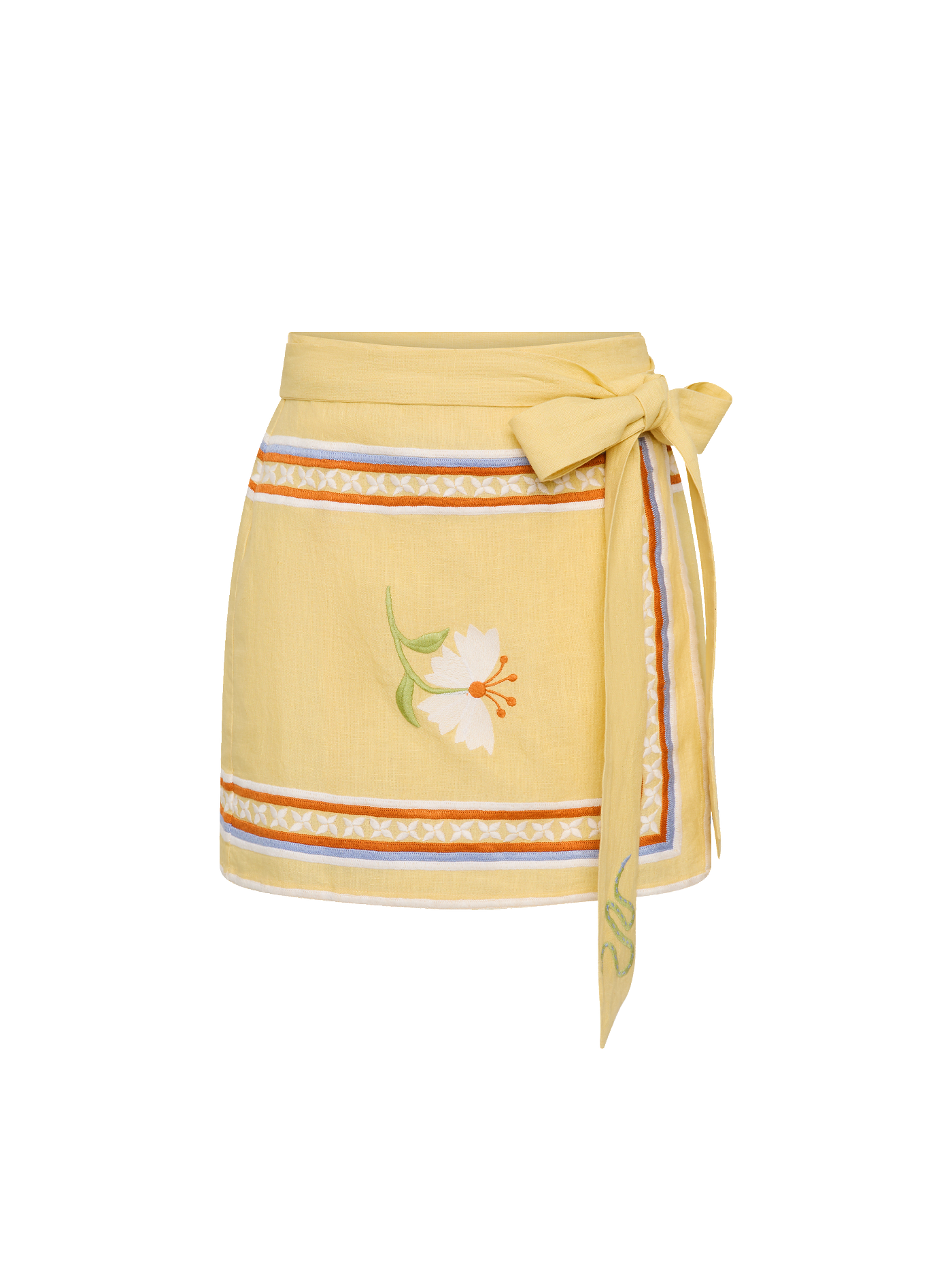 Zuri Mini Skirt | Charm Embroidery