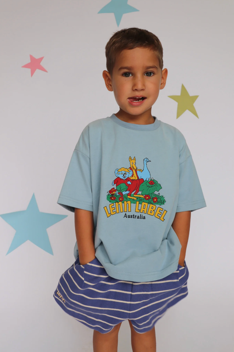 Outdoor Short - Ocean Stripe