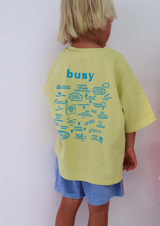 Busy Tee - Lime