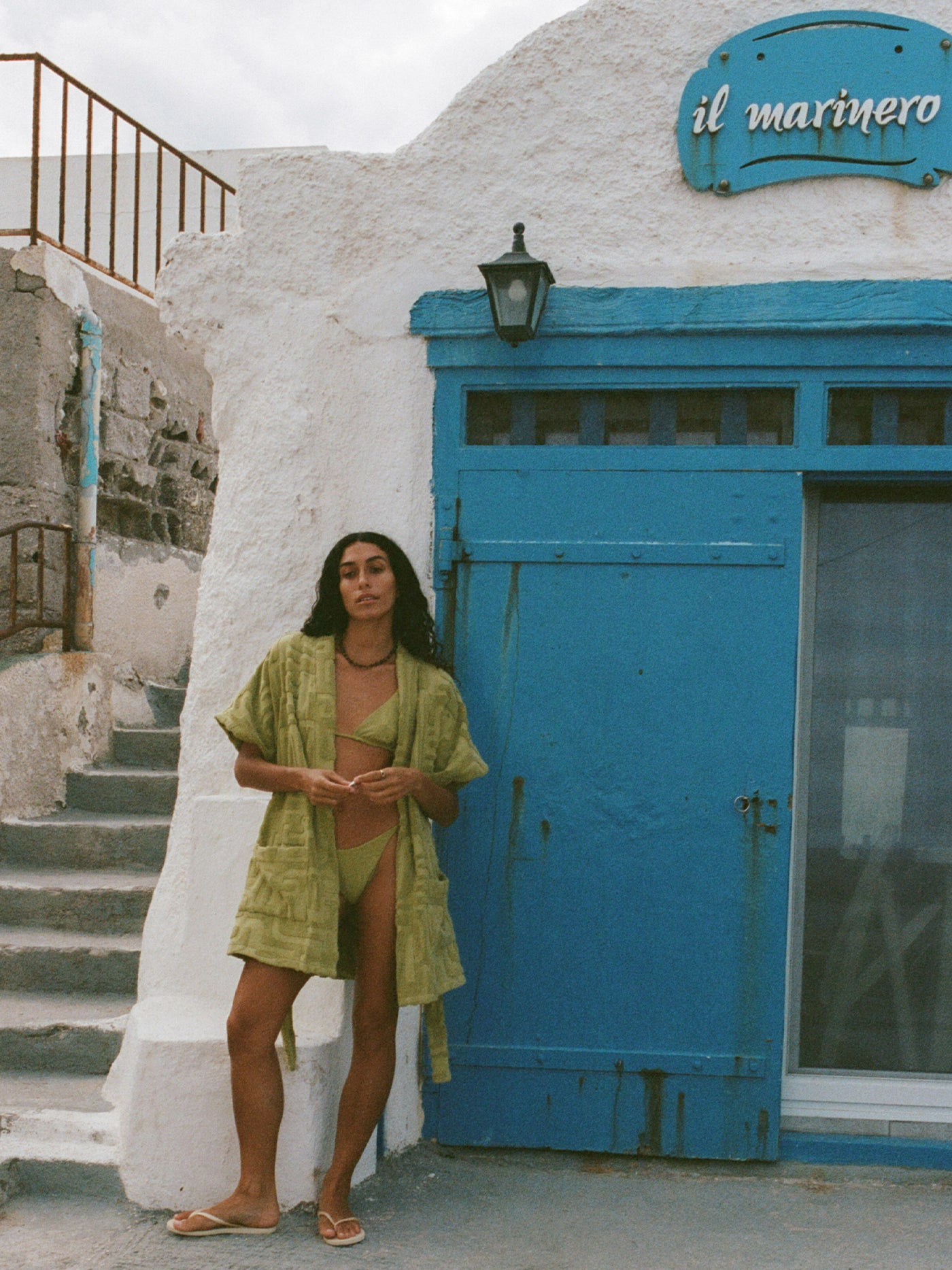 Towelling Mini Robe | Kin Aloe