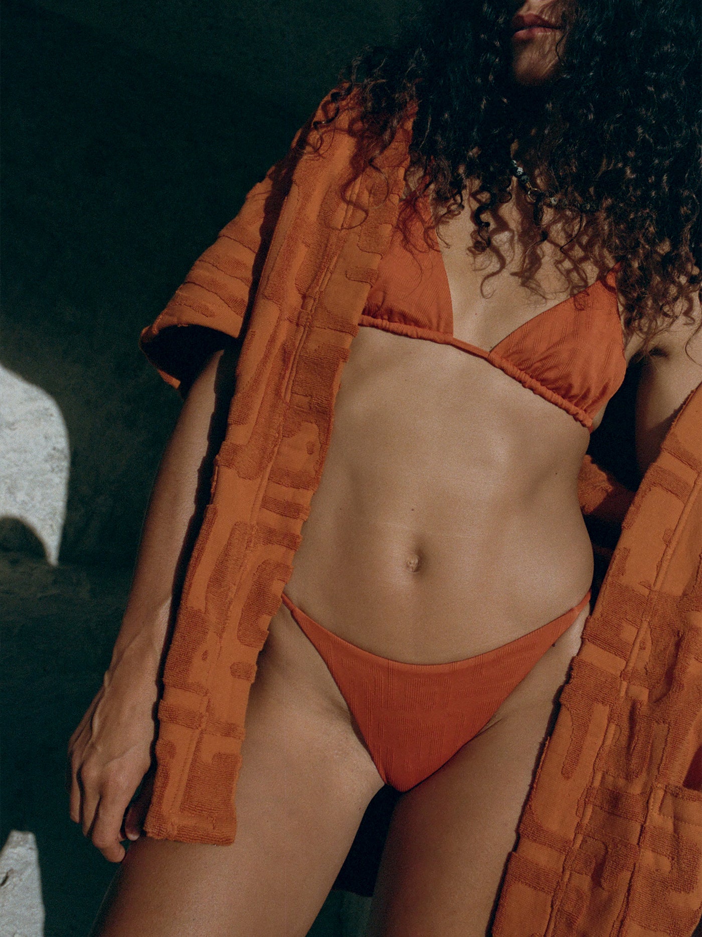 Towelling Mini Robe | Kin Clay