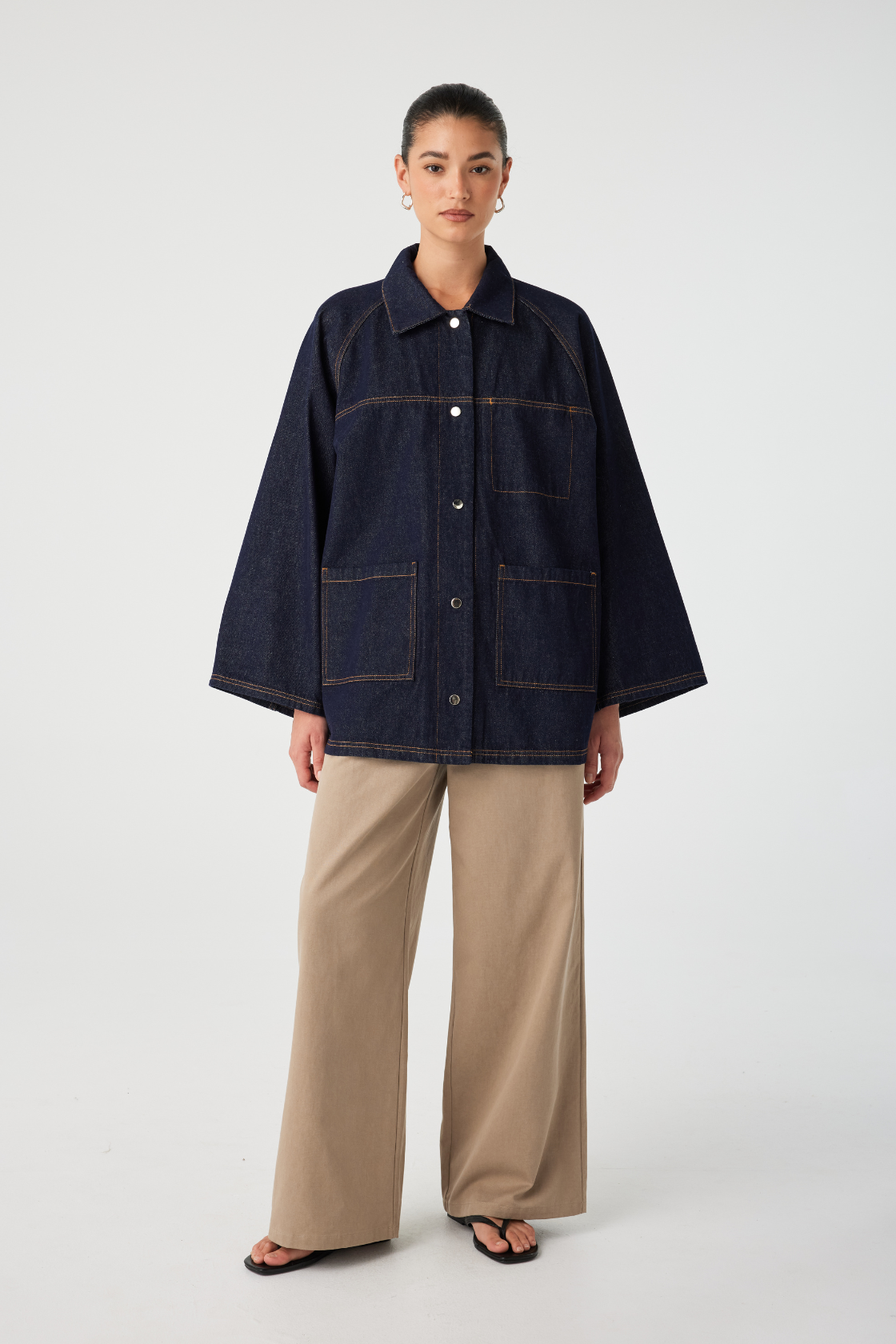 Alma Jacket | Denim - Indigo