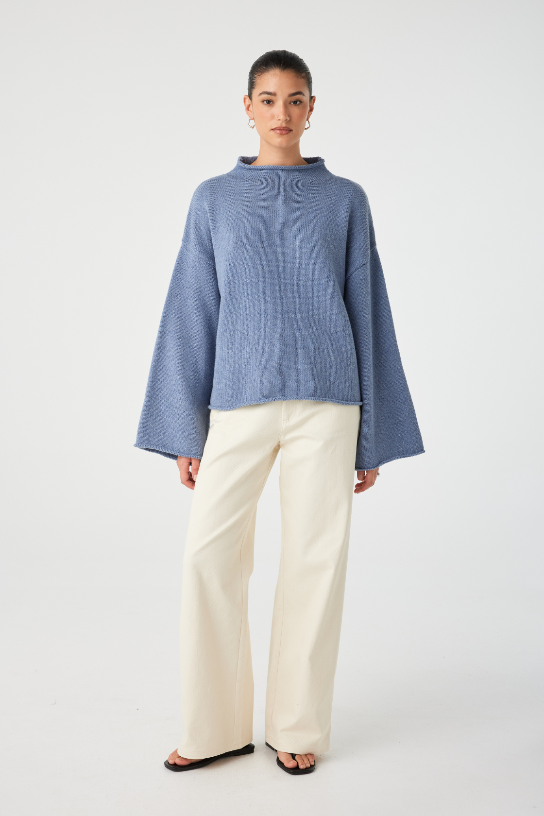 Maeve Sweater | Denim Blue