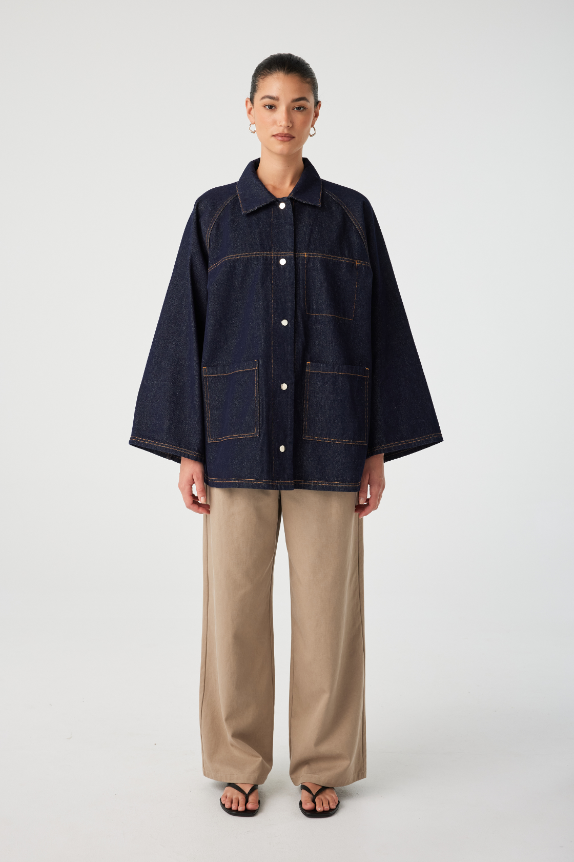 Alma Jacket | Denim - Indigo