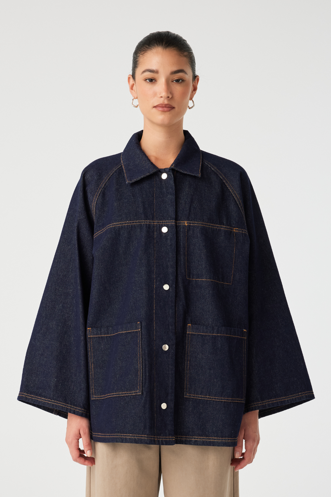 Alma Jacket | Denim - Indigo