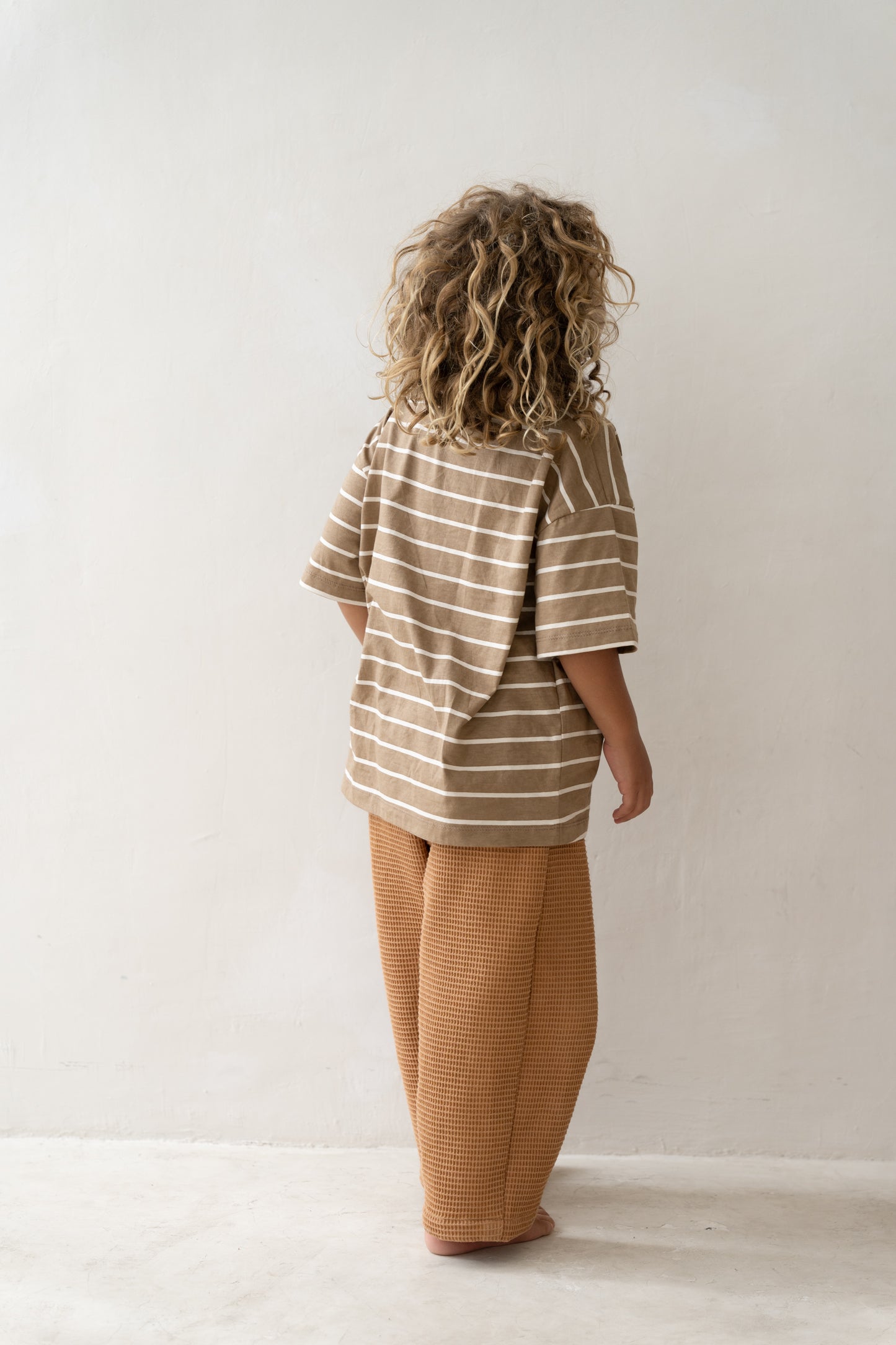 Basic Tee | Cocoa Stripe
