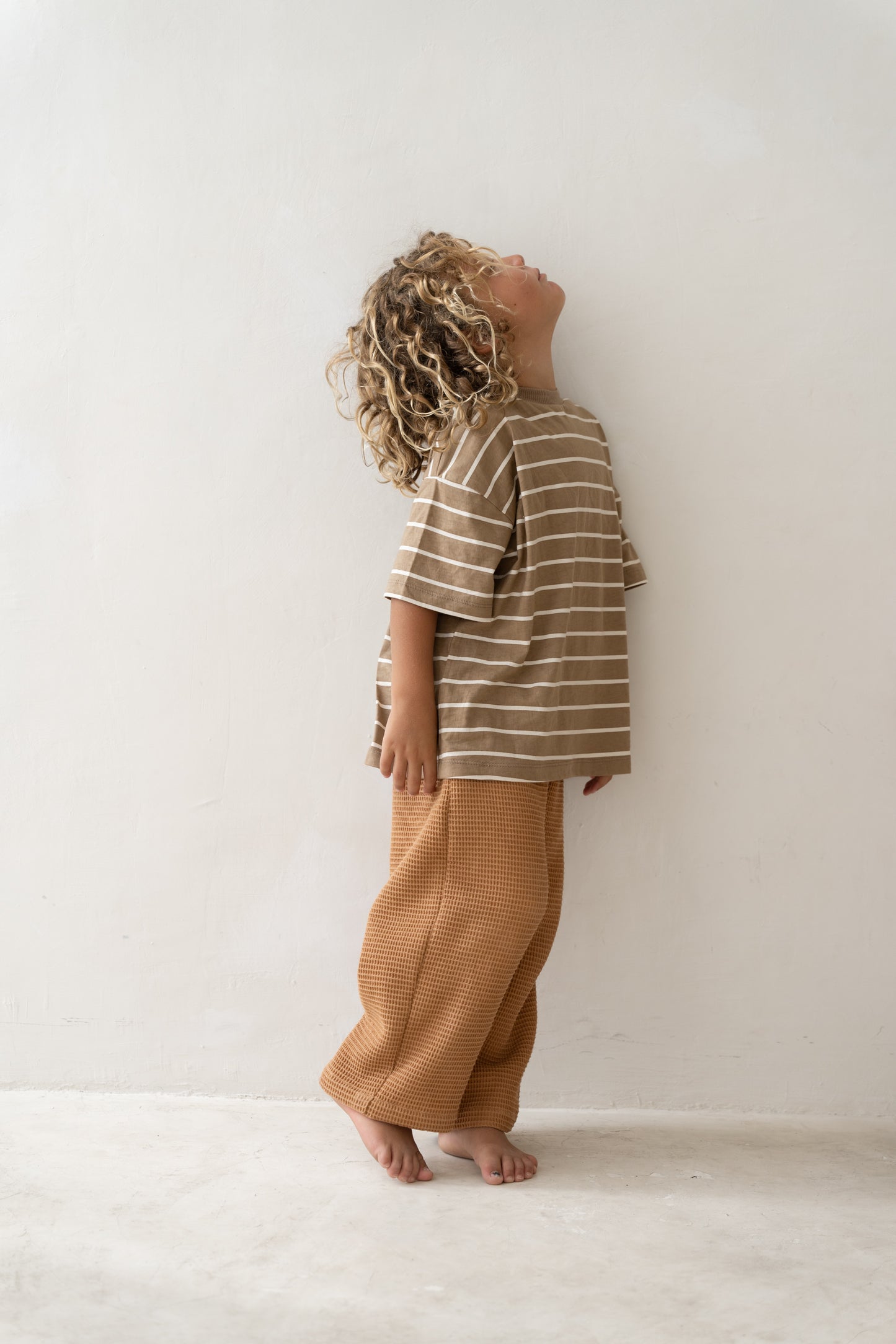 Basic Tee | Cocoa Stripe