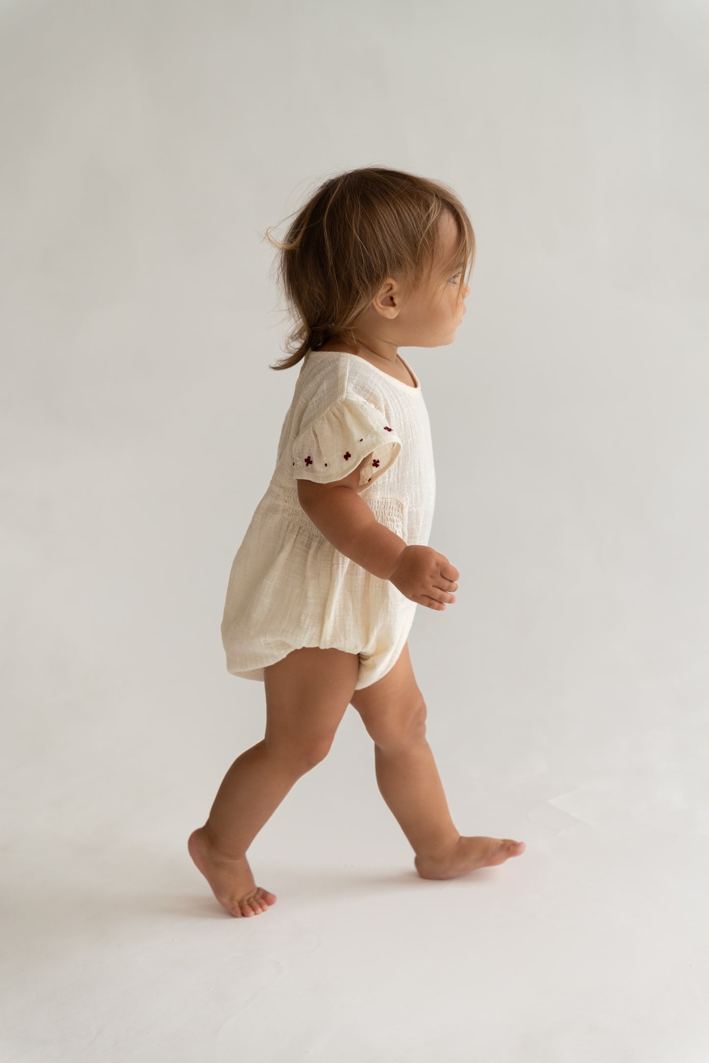 Blossom Romper | Natural